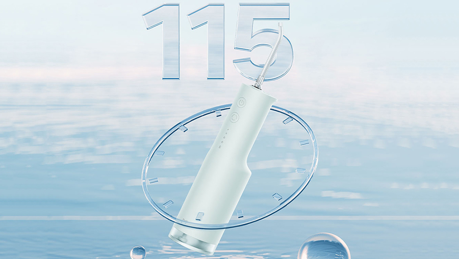 Портативный ирригатор Xiaomi Mijia Electric Teeth Flosser F300 Smoked (MEO703) – до 55 дней автономной работы