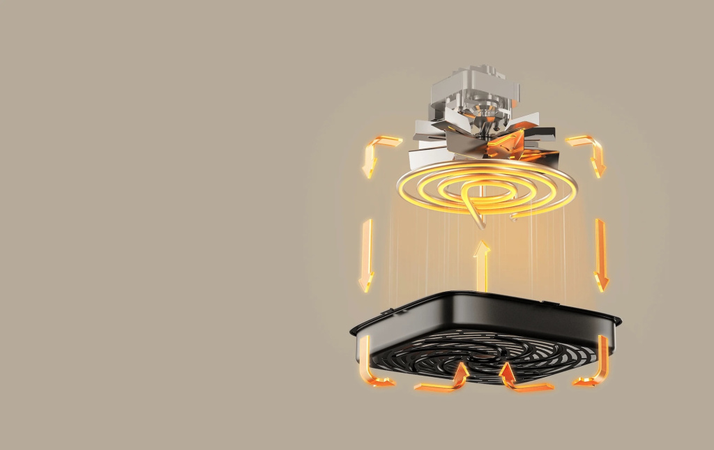 Аэрогриль Xiaomi Smart Air Fryer Essential 6L (MAF13) – технология 360°: равномерный нагрев без переворачивания