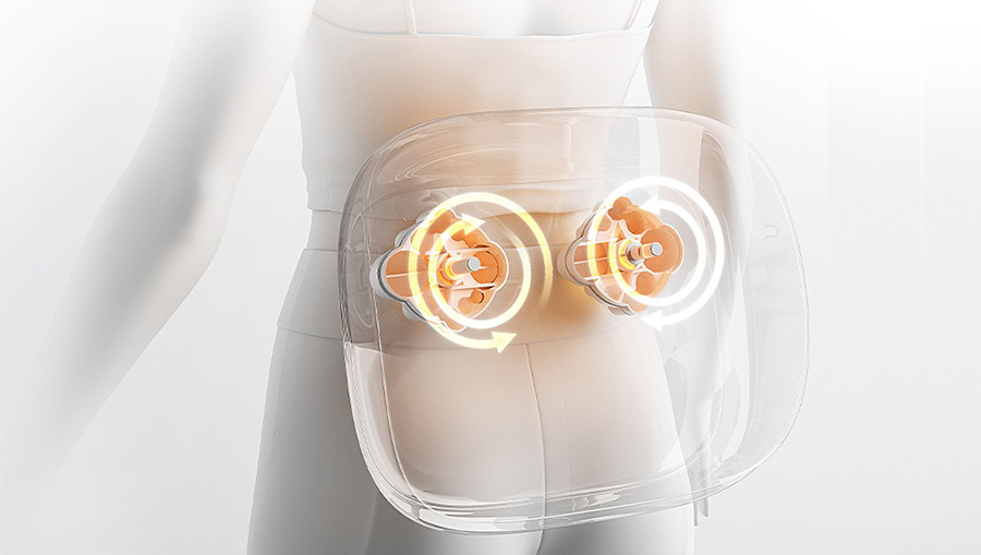 Массажер для спины Xiaomi Mijia Smart Waist Massager (MJYBAMY01YMYY) – настройка скорости и направления движения