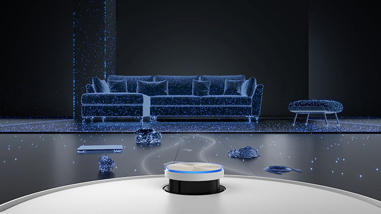 Робот-пылесос Dreame X50 Ultra Сomplete – распознавание объектов и освещение пути