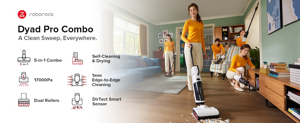 Roborock Dyad Pro Combo – эволюция уборки вашего дома