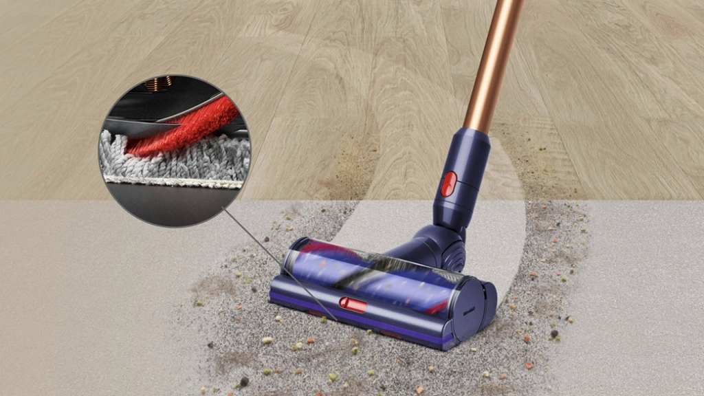 Dyson Gen5detect Absolute — насадка Digital Motorbar™ для ковров и смешанных поверхностей Dyson Gen5detect Absolute — насадка Digital Motorbar™ для ковров и смешанных поверхностей