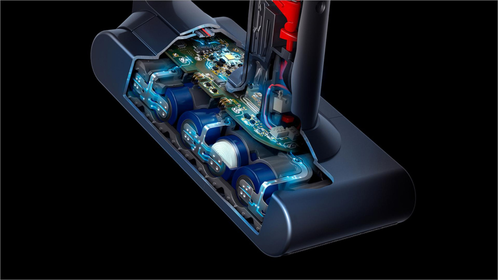  Вертикальный пылесос с влажной уборкой Dyson V12s Detect Slim Submarine – автономность и быстрая зарядка