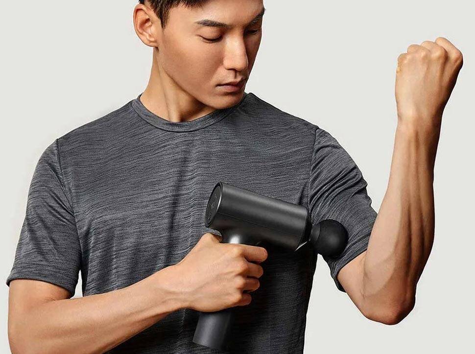 Перкуссионный массажер Xiaomi Mijia Massage Gun (MJJMQ01-ZJ) – функциональные насадки для разных зон тела