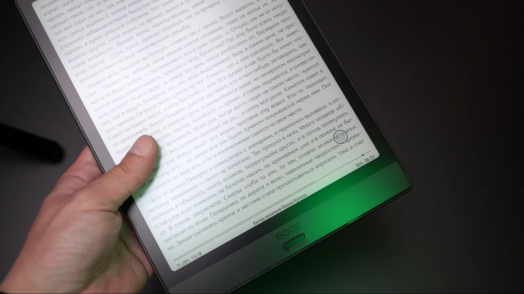Электронная книга Onyx BOOX Lomonosov 2 – емкостный сенсорный экран с Multi-Touch