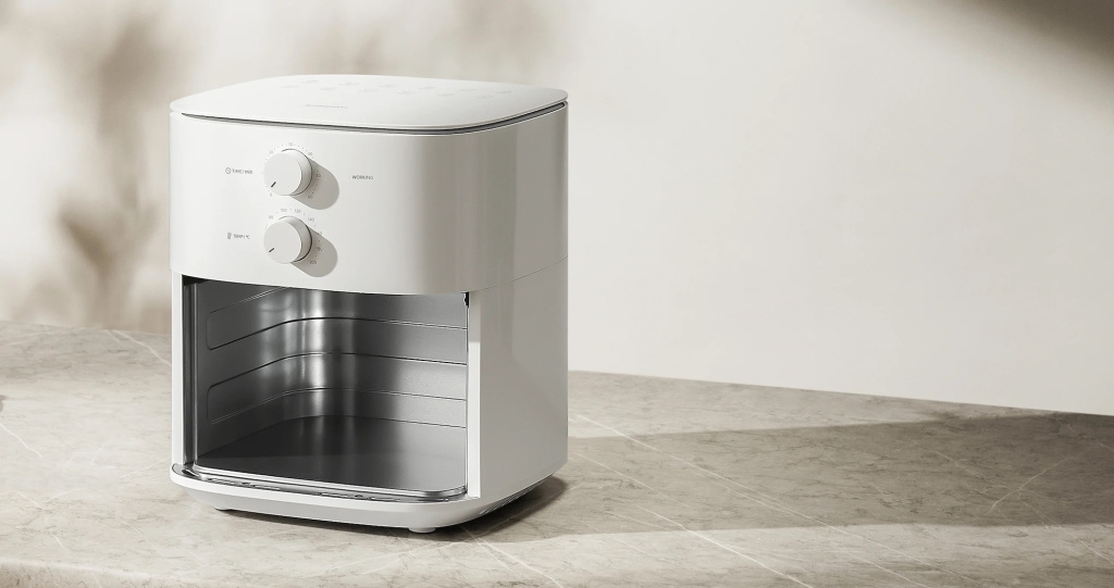 Аэрогриль Xiaomi Smart Air Fryer Essential 6L (MAF13) – прочный металлический корпус и антипригарное покрытие