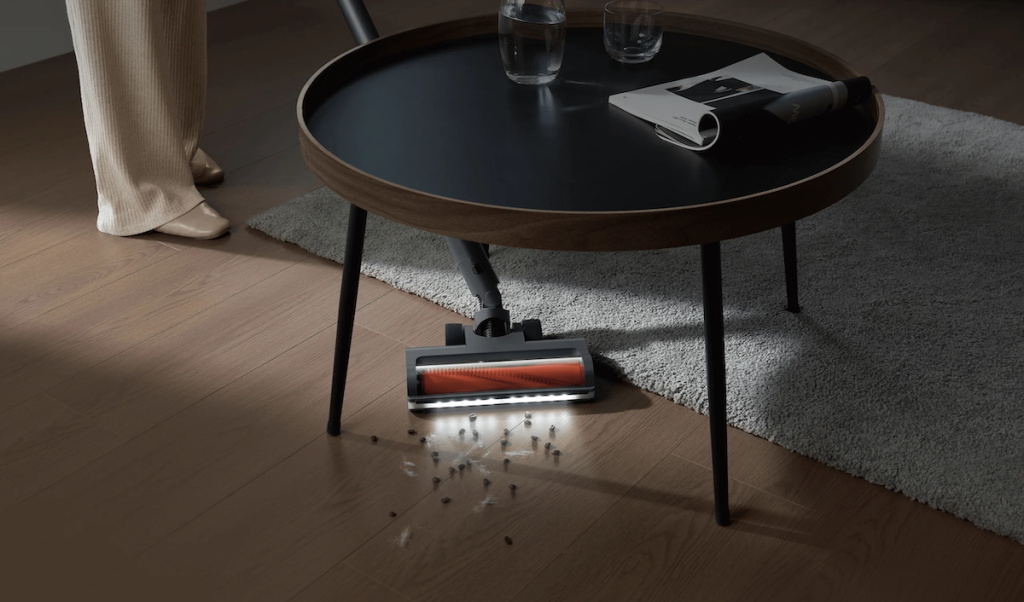 Вертикальный пылесос Xiaomi Vacuum Cleaner G20 Max – электрическая роликовая щетка с подсветкой