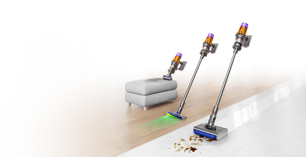 Вертикальный пылесос с влажной уборкой Dyson V12s Detect Slim Submarine – инновационный беспроводной пылесос для сухой и влажной уборки