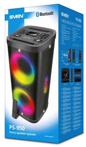 Колонка для вечеринок SVEN PS-950 — фото, купить в Минске с доставкой по Беларуси — 360shop.by