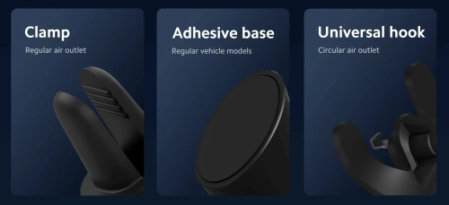 Держатель для смартфона Xiaomi Wireless Car Charger Pro 50W Max (MDY-17-EZ) — фото, купить в Минске с доставкой по Беларуси — 360shop.by