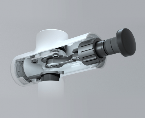 Перкуссионный массажер Meavon Intelligent Dual-Mode Fascia Gun (MV-FG-0308 / YMFG-B453) (без зарядной станции) — фото, купить в Минске с доставкой по Беларуси — 360shop.by