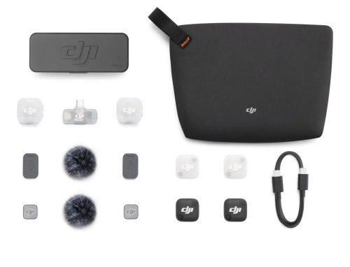 Радиосистема DJI Mic Mini 2 (2TX + 1 Mobile RX + Charging Case) — фото, купить в Минске с доставкой по Беларуси — 360shop.by