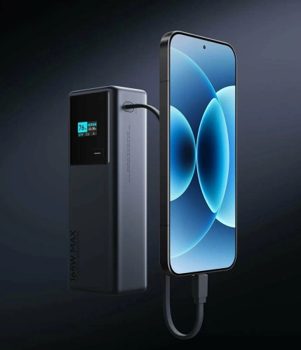 Внешний аккумулятор Xiaomi 165W Power Bank with Built-in Cable 20000mAh (PB2165) — фото, купить в Минске с доставкой по Беларуси — 360shop.by