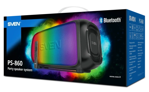 Колонка для вечеринок SVEN PS-860 — фото, купить в Минске с доставкой по Беларуси — 360shop.by