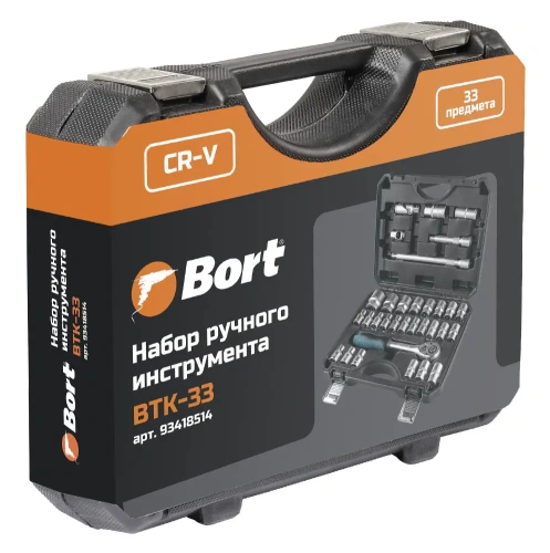 Универсальный набор инструментов Bort BTK-33 (33 предмета) (93418514) — фото, купить в Минске с доставкой по Беларуси — 360shop.by