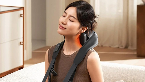 Массажер для шеи и плеч Xiaomi Mijia Smart Neck and Shoulder Massager (MJJJAMY01YMYY) — фото, купить в Минске с доставкой по Беларуси — 360shop.by