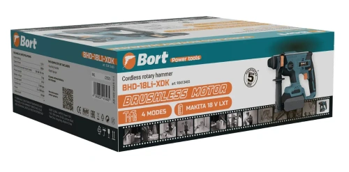 Перфоратор Bort BHD-18Li-XDK (без АКБ) (93413465) — фото, купить в Минске с доставкой по Беларуси — 360shop.by