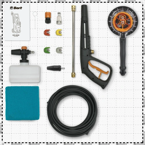 Мойка высокого давления Bort BHR-2000M (93416855) — фото, купить в Минске с доставкой по Беларуси — 360shop.by