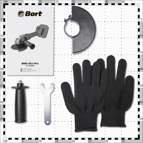 Угловая шлифмашина (болгарка) Bort BWS-21Li-Pro (без АКБ) (93413601) — фото, купить в Минске с доставкой по Беларуси — 360shop.by