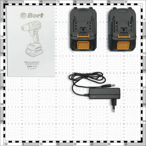Дрель-шуруповерт аккумуляторная Bort BAB-21S (с 2-мя АКБ, кейс) (93414912) — фото, купить в Минске с доставкой по Беларуси — 360shop.by