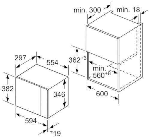 Микроволновая печь Bosch BFL524MB0