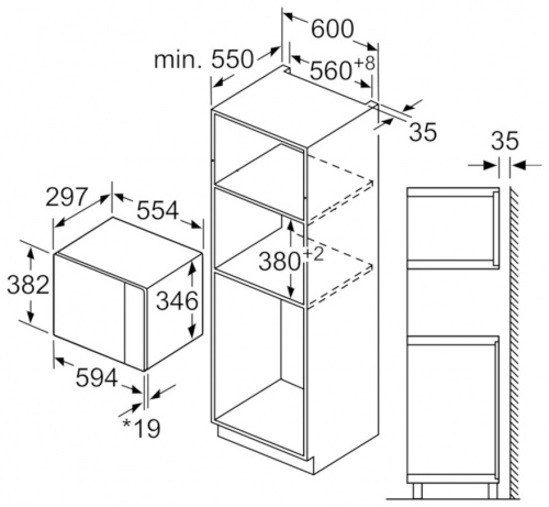 Микроволновая печь Bosch BFL524MB0