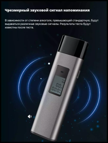Алкотестер Hydsto Alcohol Tester T1 (YM-JJCSY01) — фото, купить в Минске с доставкой по Беларуси — 360shop.by
