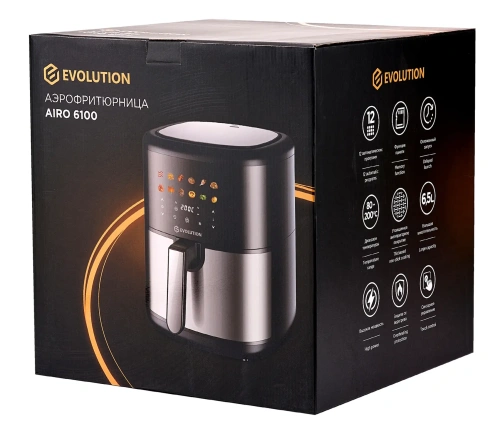 Аэрогриль Evolution AIRO 6100 — фото, купить в Минске с доставкой по Беларуси — 360shop.by
