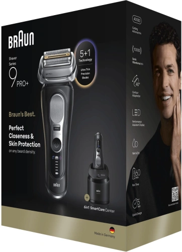 Электробритва Braun Series 9 Pro+ 9660cc — фото, купить в Минске с доставкой по Беларуси — 360shop.by