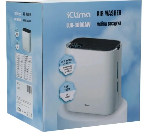 Мойка воздуха IClima LUX-3000AW — фото, купить в Минске с доставкой по Беларуси — 360shop.by