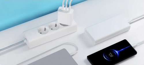 Сетевое зарядное Xiaomi Mi 67W GaN Charger 2C1A (A07ZMEU) — фото, купить в Минске с доставкой по Беларуси — 360shop.by