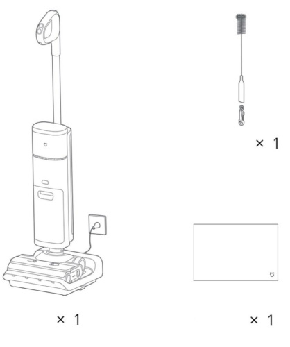 Вертикальный пылесос с влажной уборкой Mijia Wireless Floor Scrubber 3 Pro (D302CN) — фото, купить в Минске с доставкой по Беларуси — 360shop.by