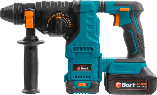 Перфоратор Bort BHD-21Li-BL (с 2-мя АКБ, кейс) (93413410) — фото, купить в Минске с доставкой по Беларуси — 360shop.by
