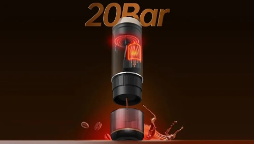 Кофеварка портативная Circle Joy Lespresso Plus (CJ-KFJ04) — фото, купить в Минске с доставкой по Беларуси — 360shop.by