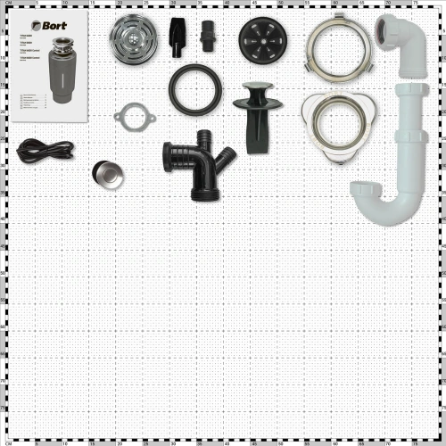 Измельчитель пищевых отходов Bort Titan 8000 (93417906) — фото, купить в Минске с доставкой по Беларуси — 360shop.by