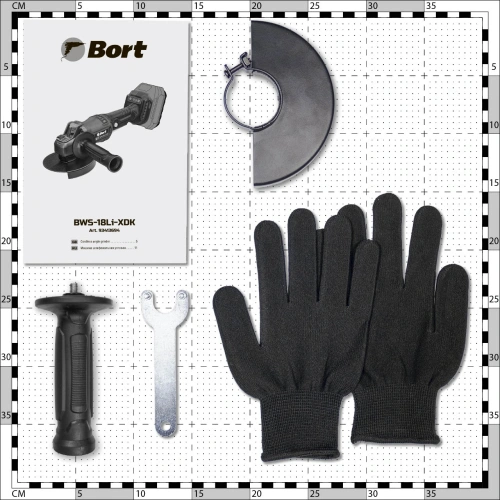 Угловая шлифмашина (болгарка) Bort BWS-18Li-XDK (без АКБ) (93413694) — фото, купить в Минске с доставкой по Беларуси — 360shop.by