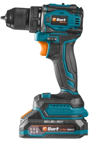 Дрель-шуруповерт аккумуляторная Bort BAB-21S (с 2-мя АКБ, кейс) (93414912) — фото, купить в Минске с доставкой по Беларуси — 360shop.by