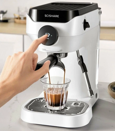 Кофемашина рожковая Scishare Supercharged Semi-Automatic S1181 — фото, купить в Минске с доставкой по Беларуси — 360shop.by