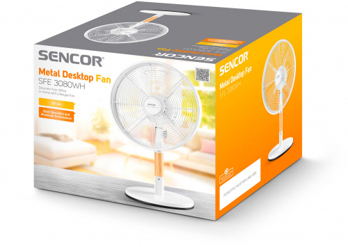 Вентилятор Sencor SFE 3080WH – фото, видео, купить в Минске с доставкой по Беларуси – 360shop.by
