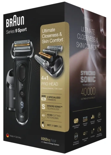 Электробритва Braun Series 9 9352cc — фото, купить в Минске с доставкой по Беларуси — 360shop.by