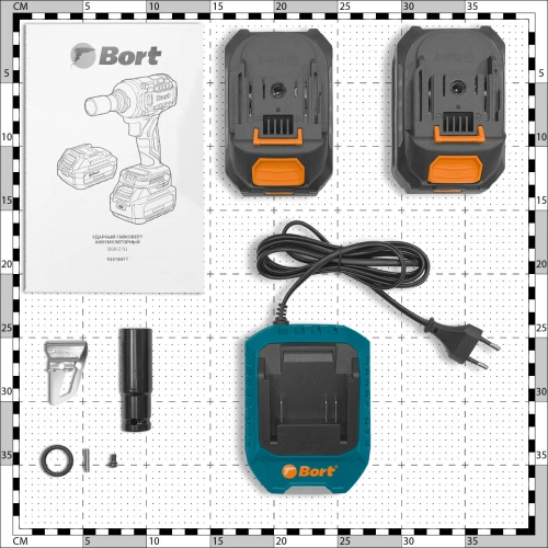 Гайковерт аккумуляторный Bort BSR-21U (с 2-мя АКБ, кейс) (93418477)