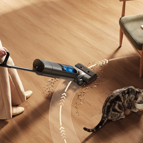 Вертикальный пылесос с влажной уборкой Mijia Wireless Floor Scrubber 3 Pro (D302CN) — фото, купить в Минске с доставкой по Беларуси — 360shop.by