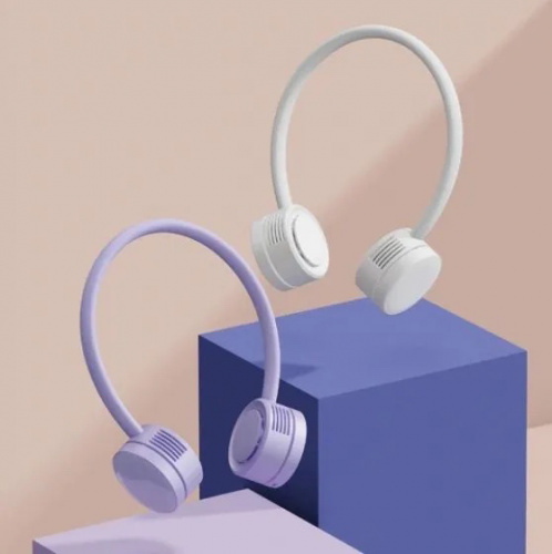 Портативный вентилятор на шею Xiaomi Thermo Portable Hanging Neck Fan (XD-GBFS01) – фото, видео, купить в Минске с доставкой по Беларуси – 360shop.by	