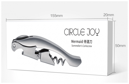 Штопор Circle Joy Stainless Steel Sommelier Wine Opener CJ-KP02 — фото, купить в Минске с доставкой по Беларуси — 360shop.by