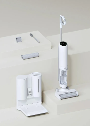 Вертикальный пылесос с влажной уборкой Mijia High Temperature Wireless Floor Scrubber (MJGWXDJ) — фото, купить в Минске с доставкой по Беларуси — 360shop.by