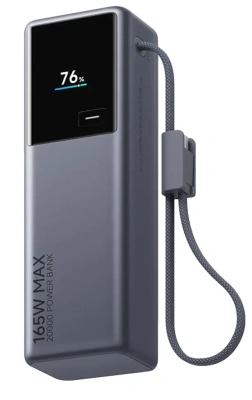 Внешний аккумулятор Xiaomi 165W Power Bank with Built-in Cable 20000mAh (PB2165) — фото, купить в Минске с доставкой по Беларуси — 360shop.by