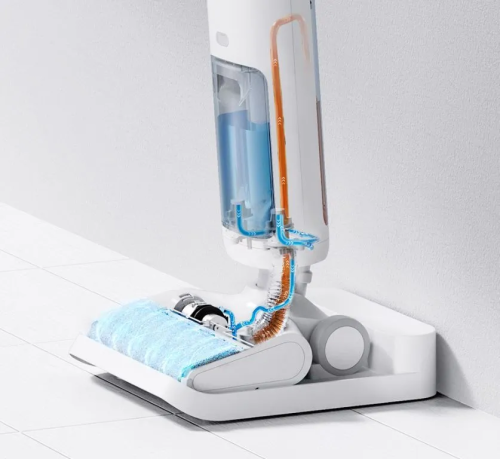 Моющий вертикальный пылесос Mijia Wireless Floor Scrubber (B302CN) — фото, купить в Минске с доставкой по Беларуси — 360shop.by