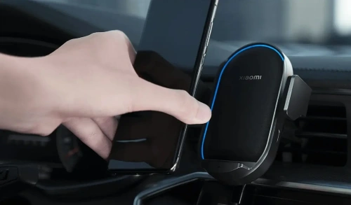 Держатель для смартфона Xiaomi Wireless Car Charger Pro 50W Max (MDY-17-EZ) — фото, купить в Минске с доставкой по Беларуси — 360shop.by