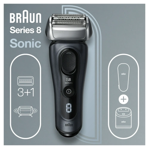 Электробритва Braun Series 8 8453cc — фото, купить в Минске с доставкой по Беларуси — 360shop.by