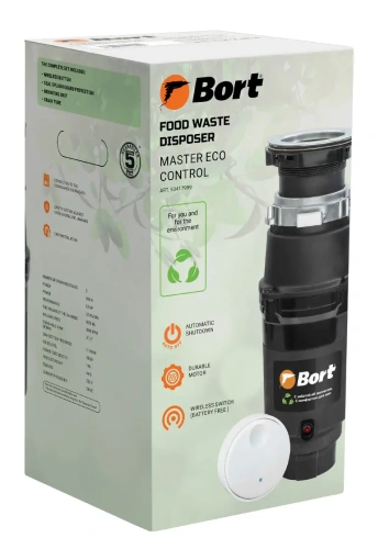 Измельчитель пищевых отходов Bort Master Eco Control (93417999) — фото, купить в Минске с доставкой по Беларуси — 360shop.by
